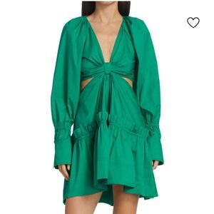 A.L.C. Alexa Cut-Out Poplin Mini Dress